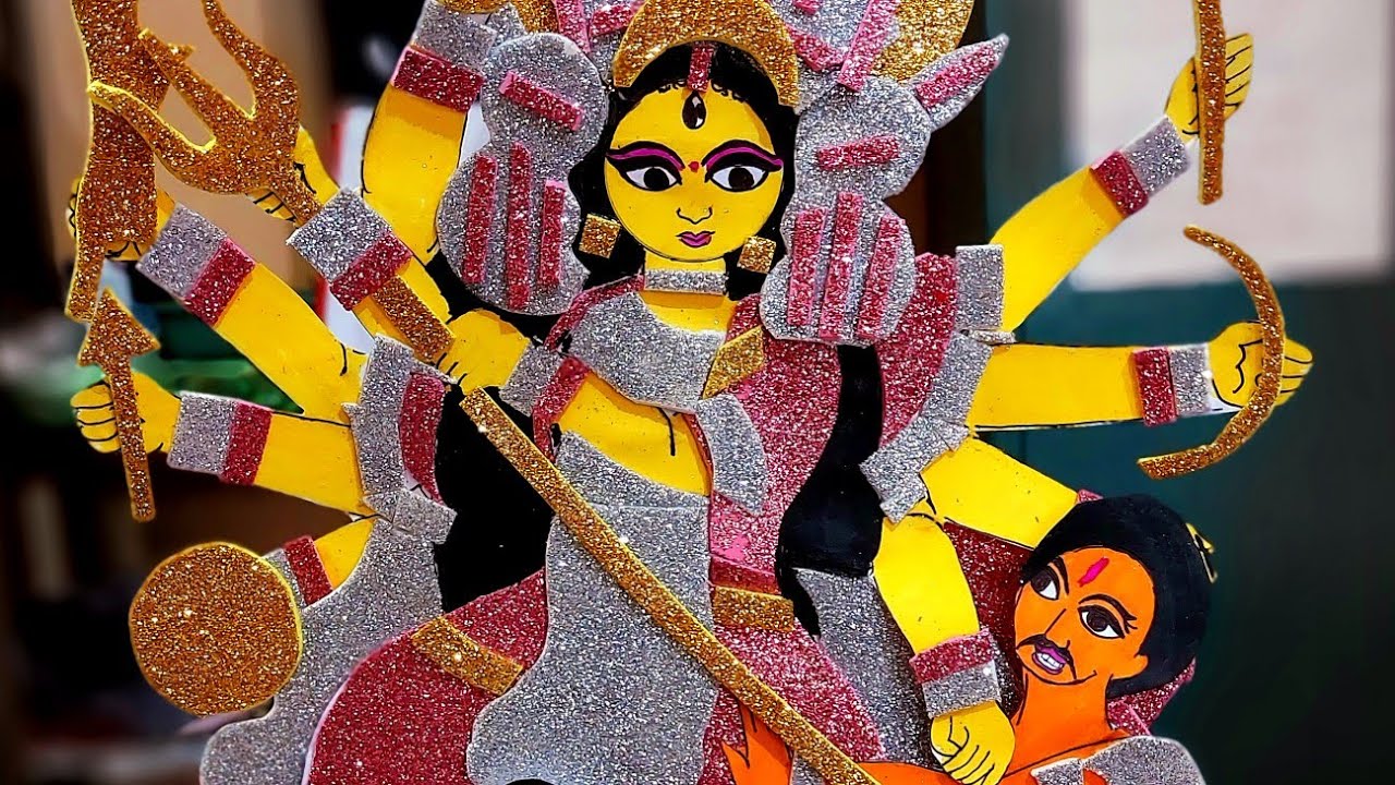 paper durga idol