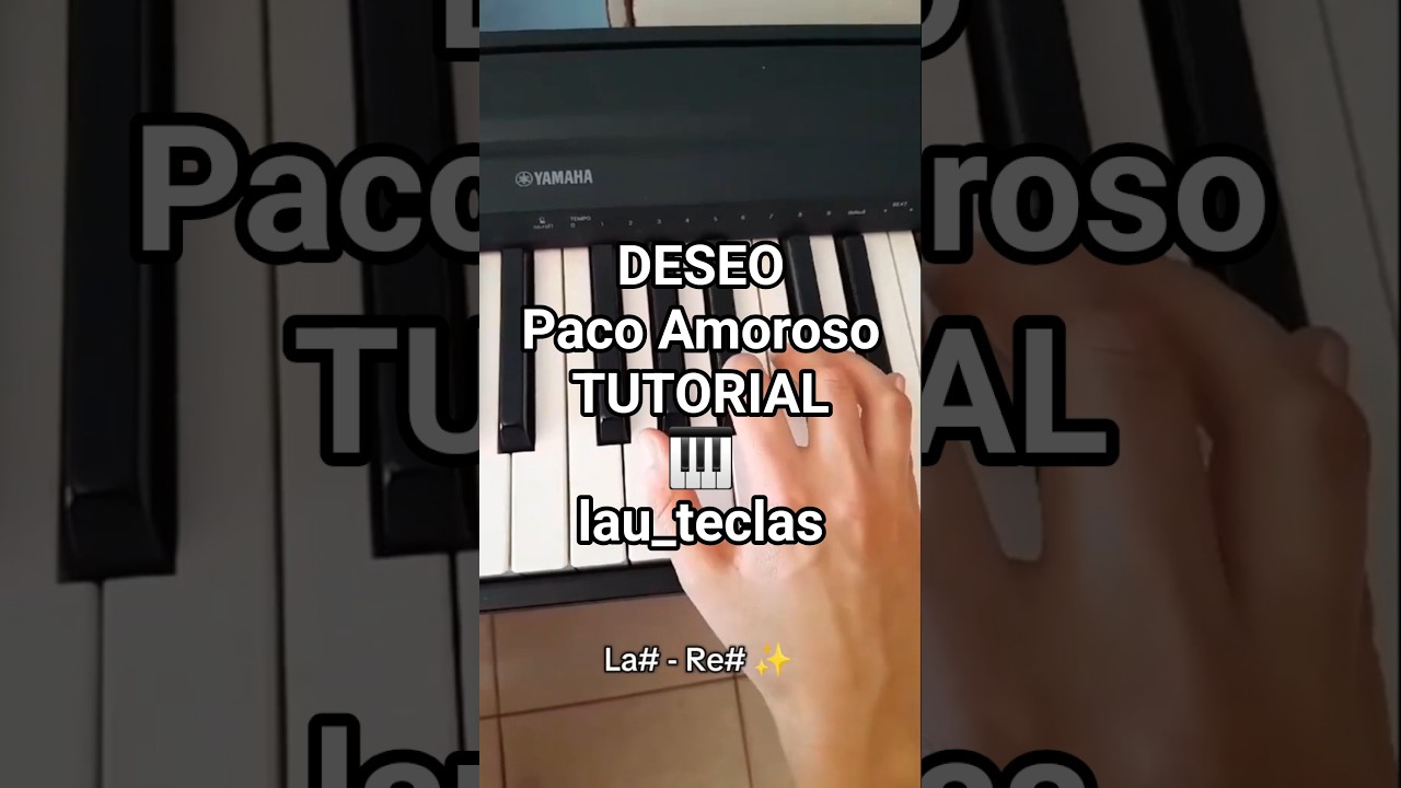 DESEO - Paco Amoroso (Tutorial Acordes)