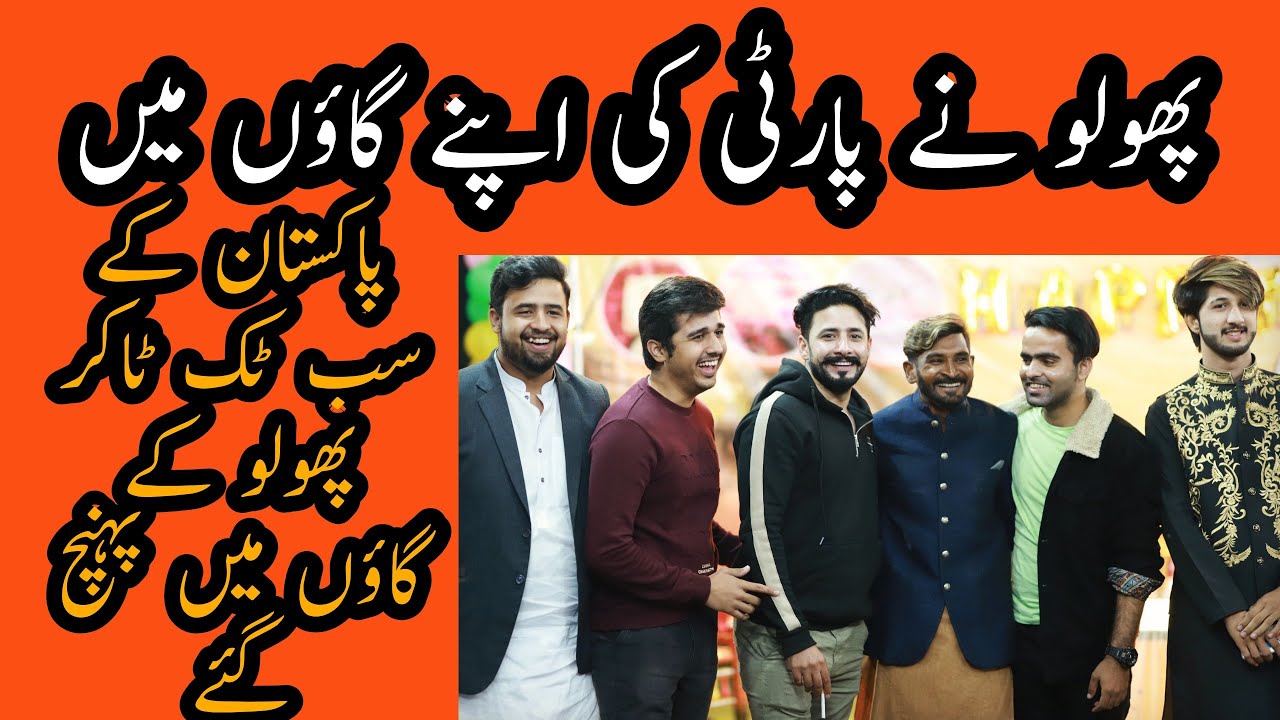 Birthday Party || Pakistani All Famous Tiktoker || phoolllu Official 2020
