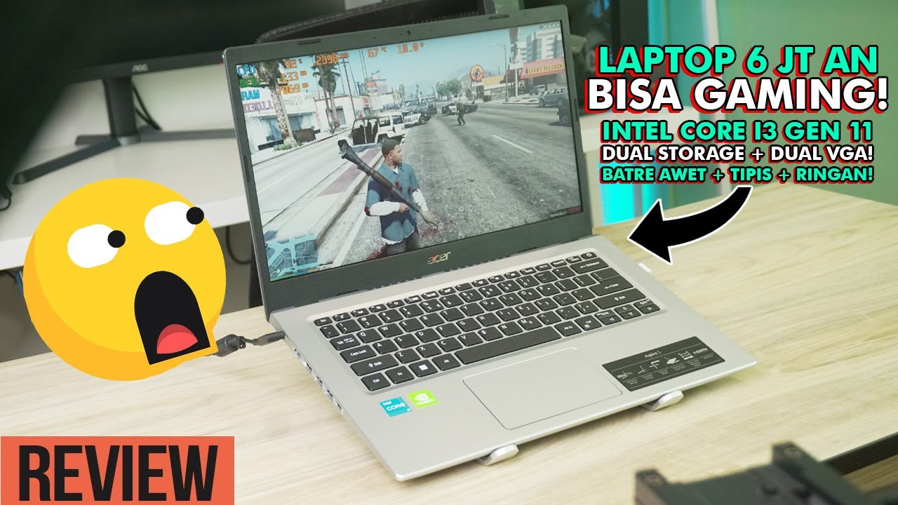 Murah! Core I3 Gen 11, 6 Jutaan Buat Gaming & Rendring, Worth It! Acer Aspire 5 Slim