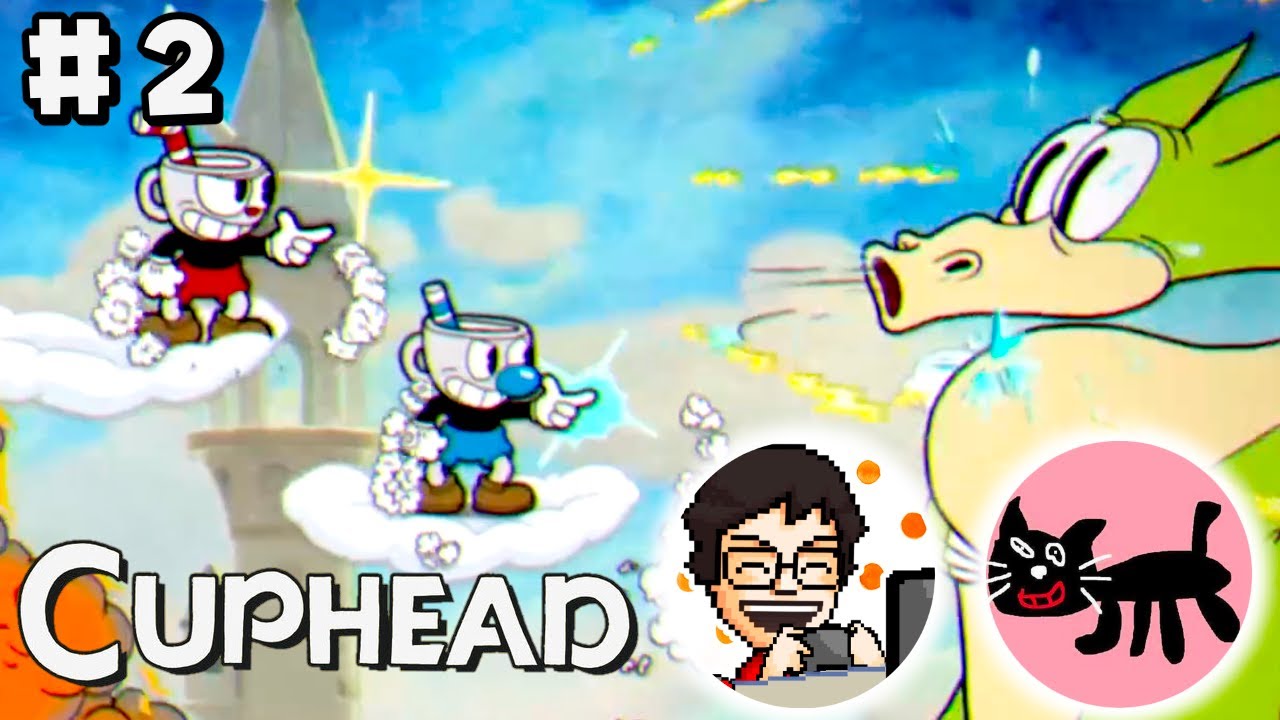 【2人実況】激ムズアクション『Cuphead』で大騒ぎ協力プレイ #2
