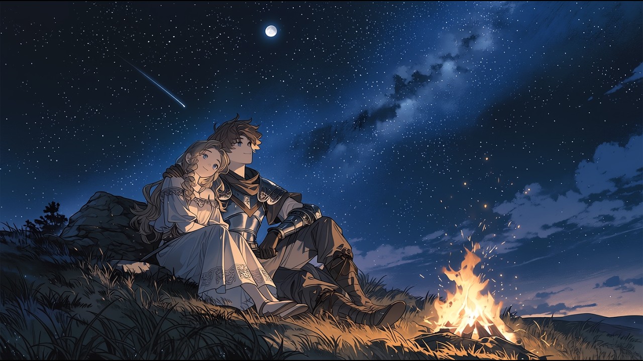[4K] [ASMR] Let us rest here for a while. ㅣ  Crackling fire sounds