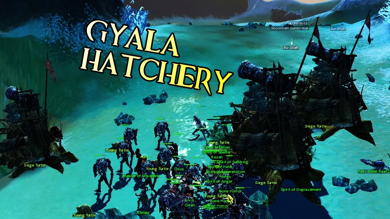 Guild Wars Hard Mode Mission Guides [Factions] #10 Gyala Hatchery [no cons]