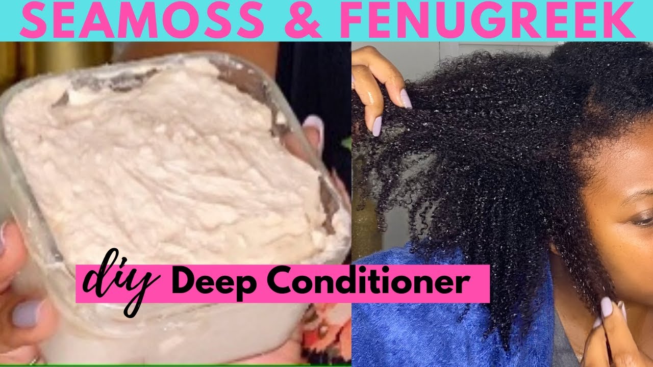 Fenugreek Deep Conditioner for Natural Hair| Fenugreek and Irish Sea Moss for Hair Growth