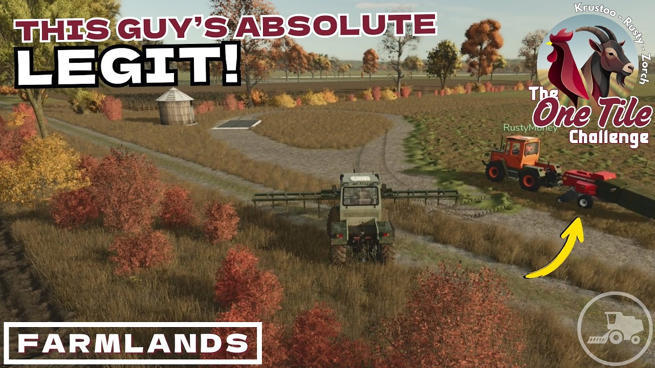 That tricky Rusty... | One Tile Challenge on Farmlands - Farming Simulator 25