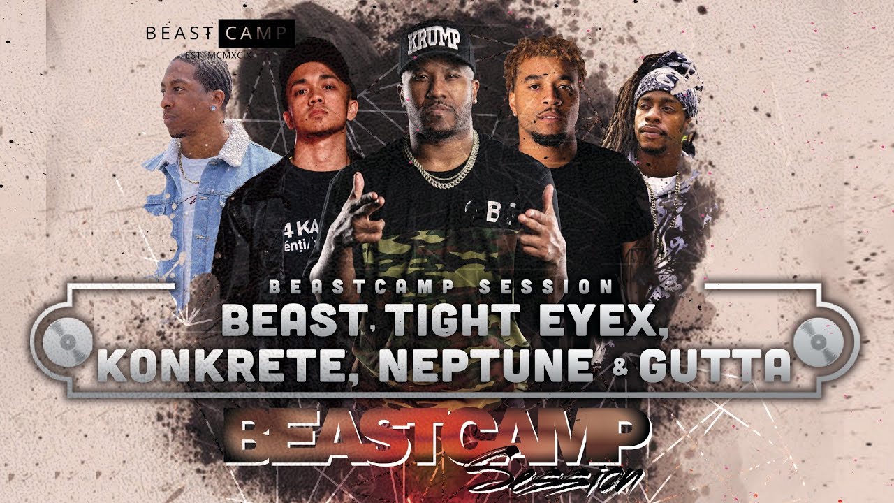 Tight Eyex, Beast, Konkrete, Neptune, & Gutta!! What?! The session is crazy!