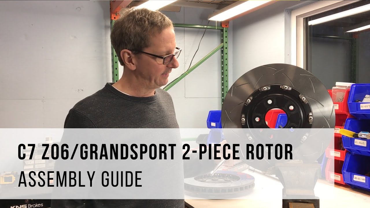 How to assemble C7 Z06/GrandSport 2-piece brake rotors
