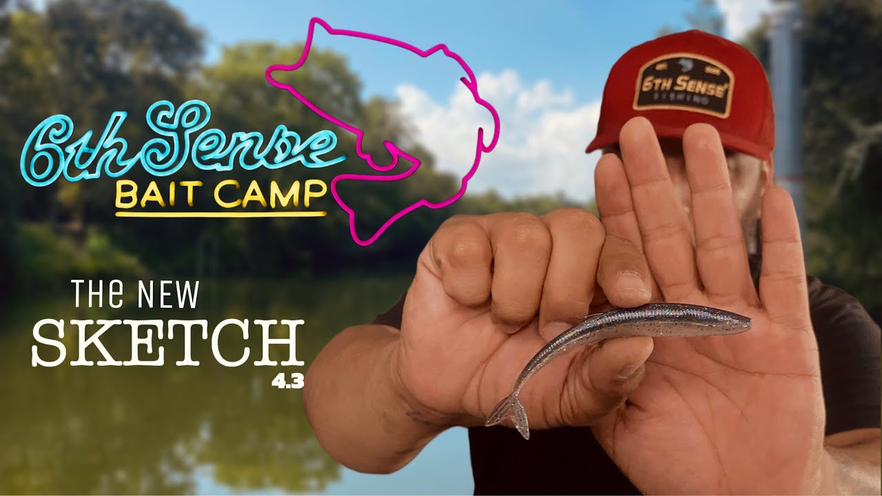 The New SKETCH 4.3 By 6th Sense Fishing perfect for drop shot Fishing ￼