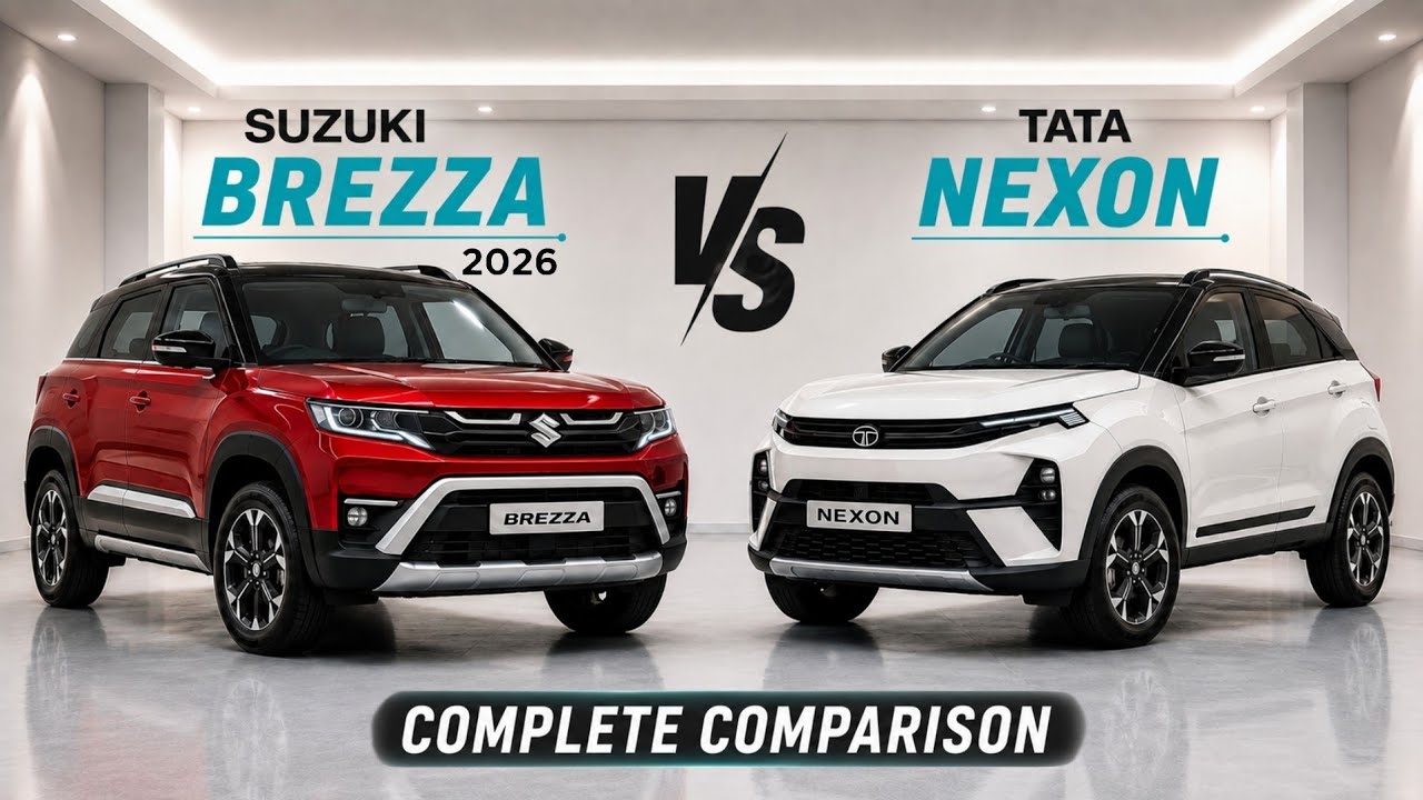 Maruti Suzuki Brezza Facelift 2026 vs Tata Nexon | Complete Comparison | Best SUV in 2026? 