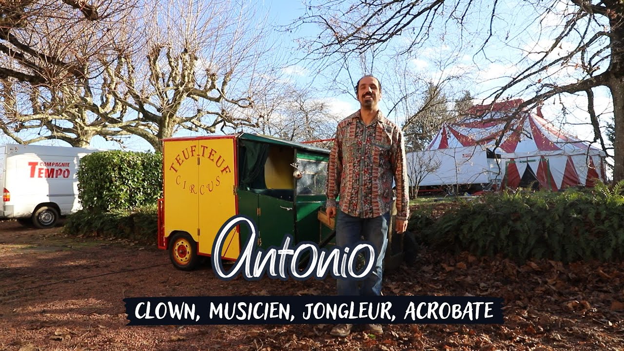 Portrait d'artiste - ANTONIO, clown, musicien, jongleur et acrobate