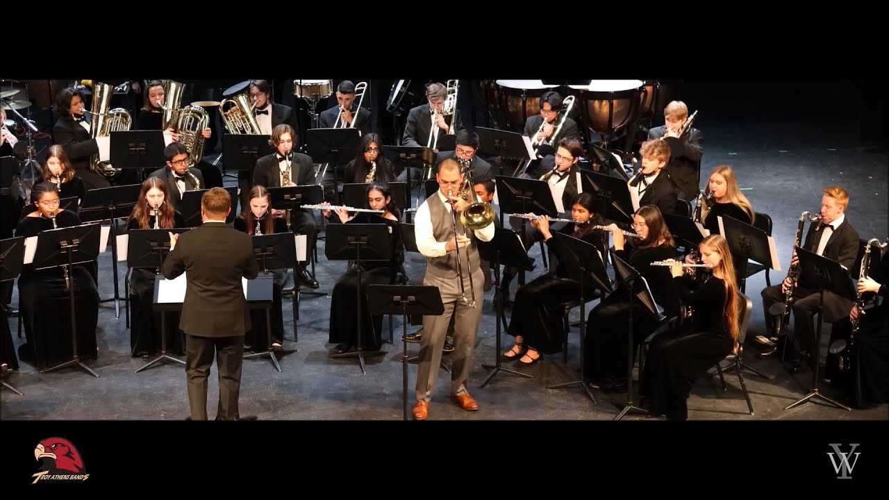 Violent Shadows (Hass) - Evan Clifton (bass trombone) and the Troy-Athens Symphonic Band