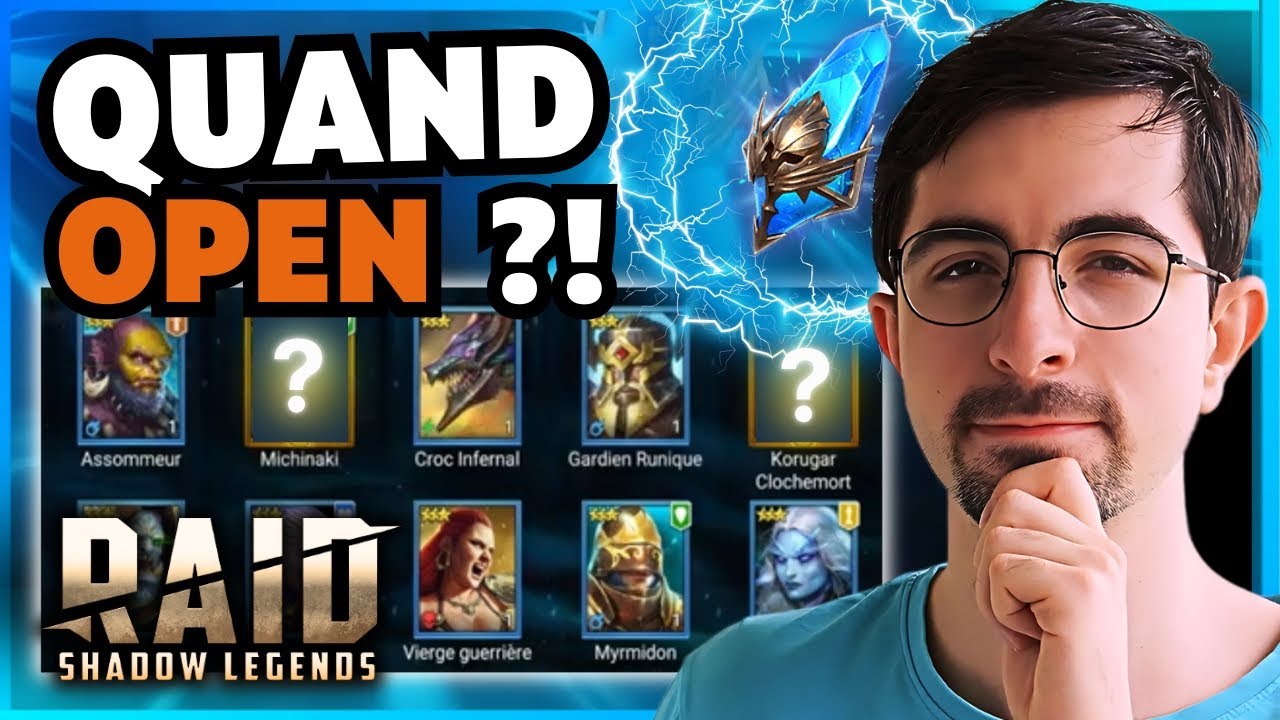 Quand ouvrir des &eacute;clats sur Raid Shadow Legends ? + Mon open d'&eacute;clat ! 💎🔥