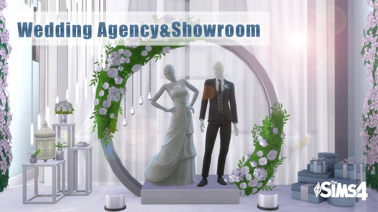 Wedding Agency & Showroom 💍| My Wedding Stories | The Sims 4 | Stop Motion | No CC