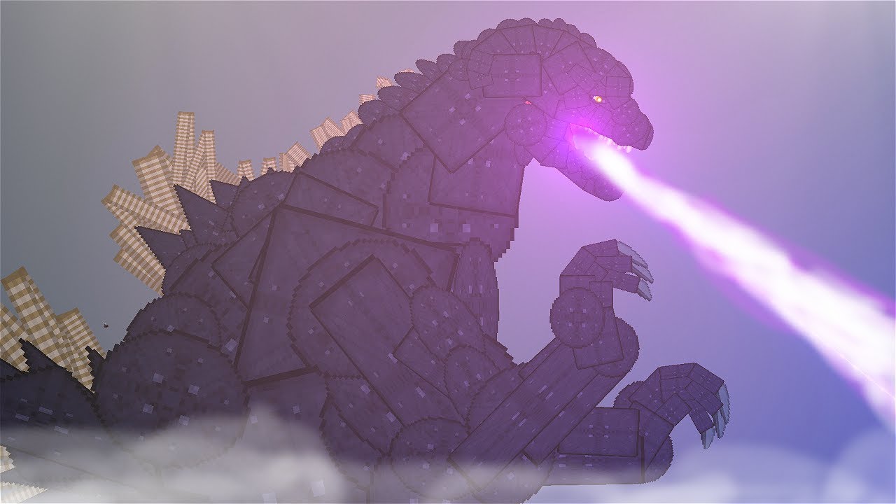 Heisei Godzilla In People Playground