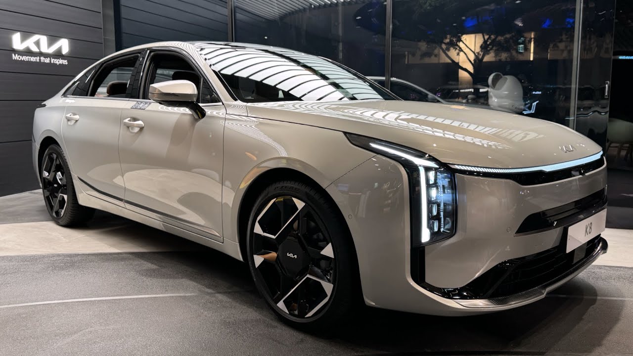 [4K] 2025 KIA K8 F/L “Ivory Silver / Lounge Brown” Walkaround Reveiw
