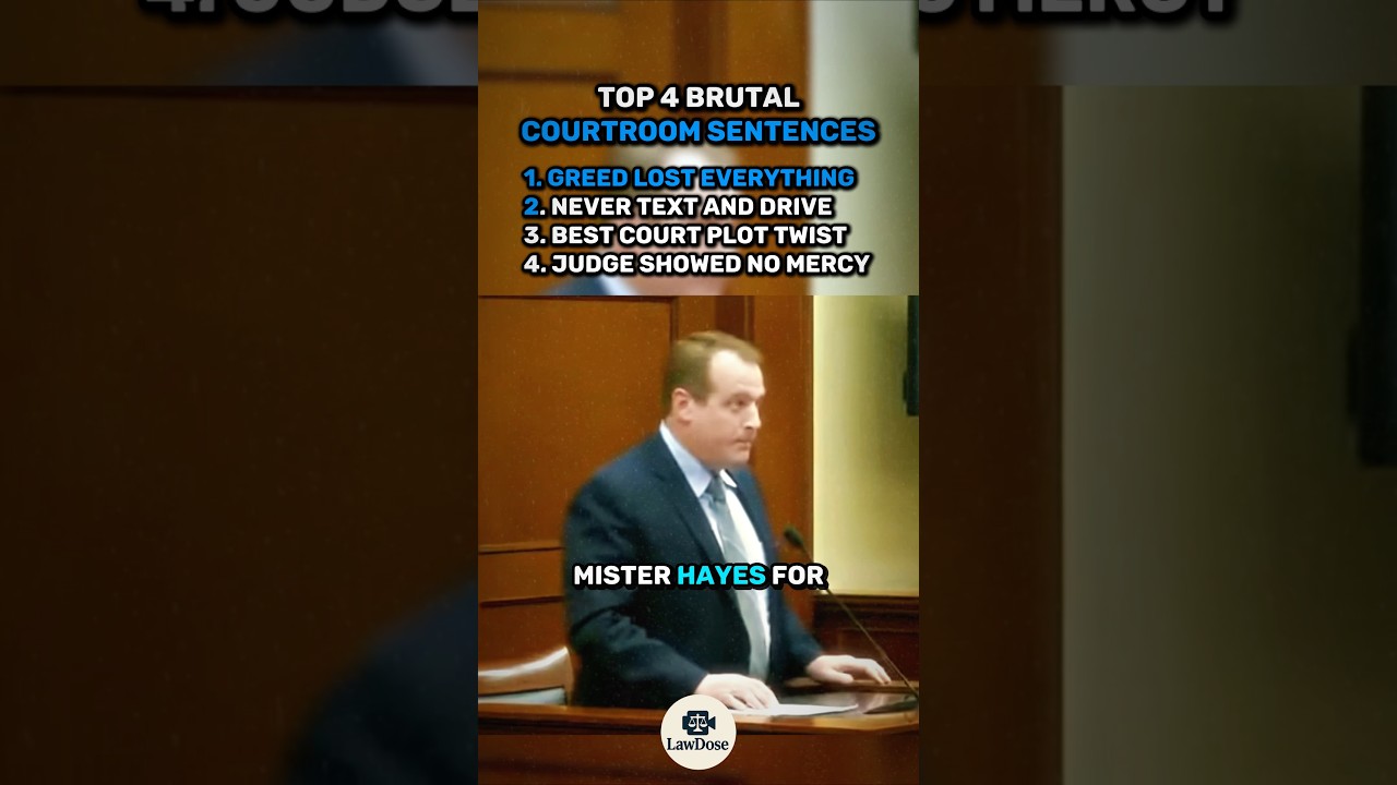 Top 4 Brutal Courtroom Sentences #court #law #crime #judge #sentences