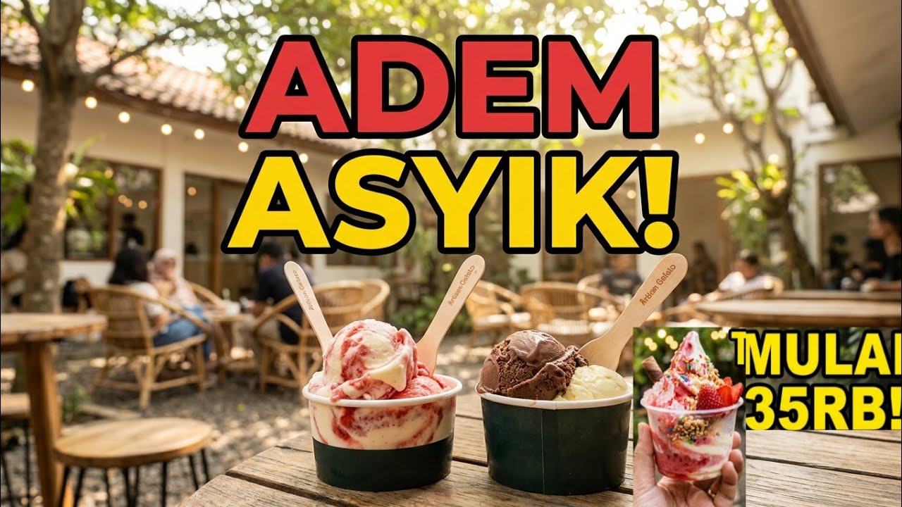 Restoran Vilo Gelato Puri Jakarta Barat Indonesia || Cafe Baru buka Adem Asyik mainan anak