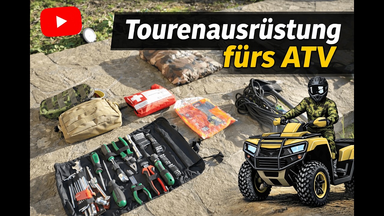 ATV Touren-Ausrüstung 🛠️ ein kleiner Guide 😉 Cforce 1000 Overland #atv #cfmoto #offroad #bikelife