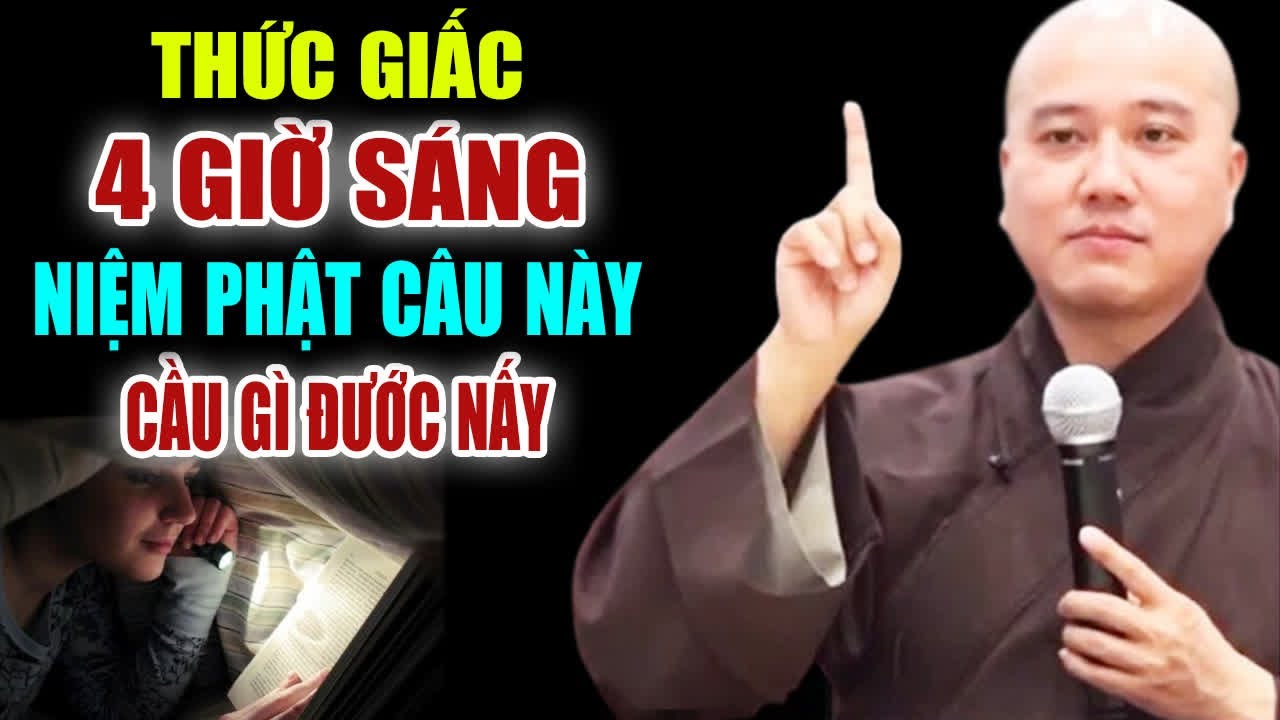 TỈNH GIẤC 4 GIỜ SÁNG, CỨ NIỆM PHẬT CÂU NÀY, CẦU GÌ ĐƯỢC NẤY - Vấn Đáp Thầy Thích Pháp Hòa