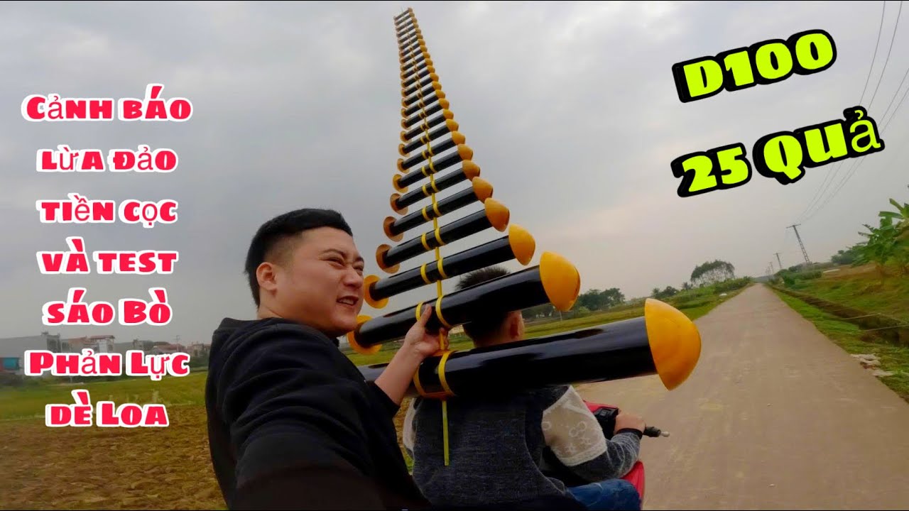Ba Sói TV | Cảnh báo lừa đảo tiền cọc và Test sáo diều khủng bò phản lực d100 25 quả giá rẻ