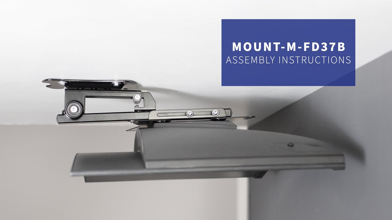 MOUNT-M-FD37B Flip Down Ceiling TV and Monitor Mount Assembly by VIVO
