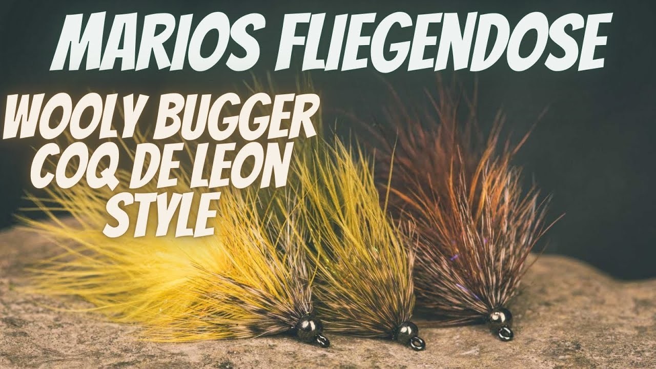 Marios Fliegendose - Wooly Bugger - Coq de Leon Style