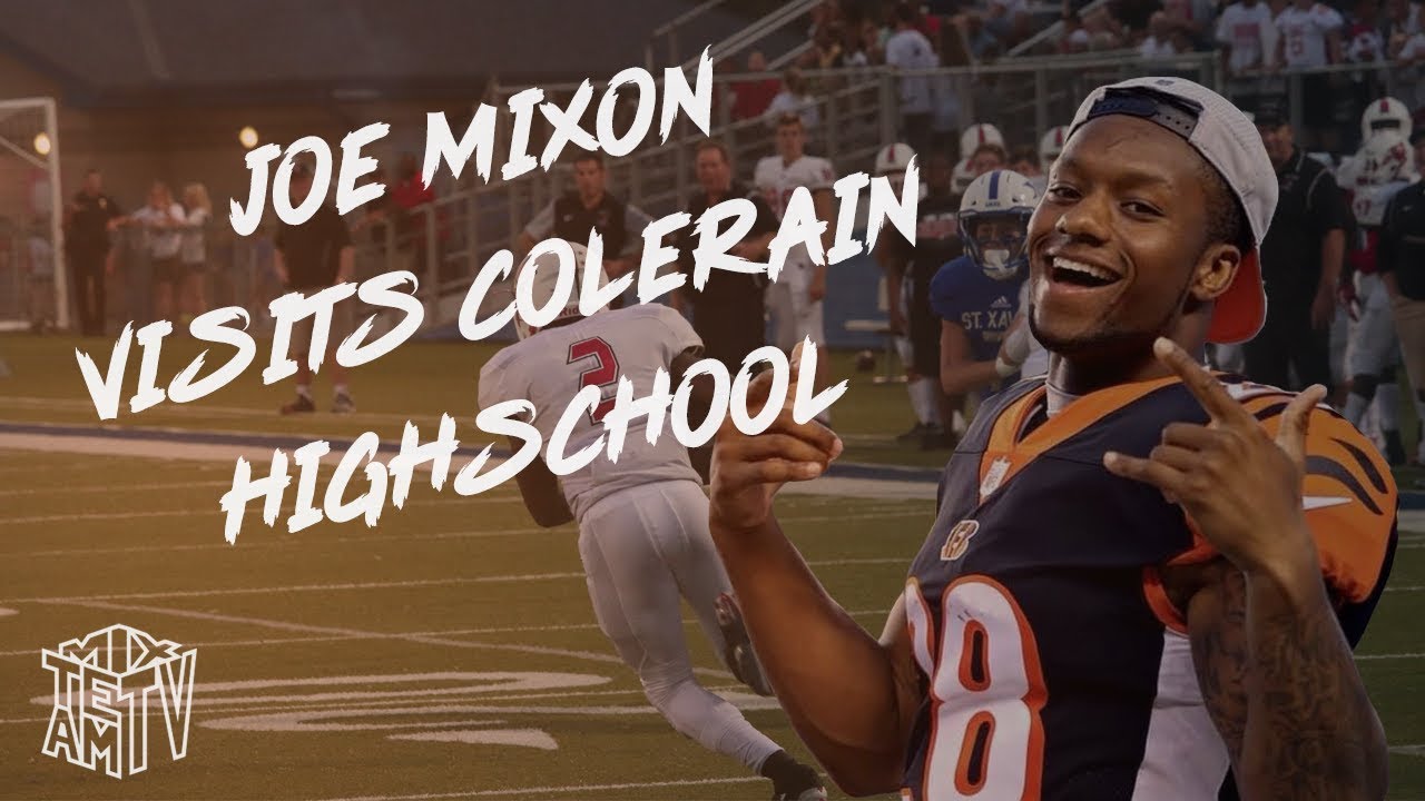 JOE MIXON VISITS COLERAIN HIGH SCHOOL