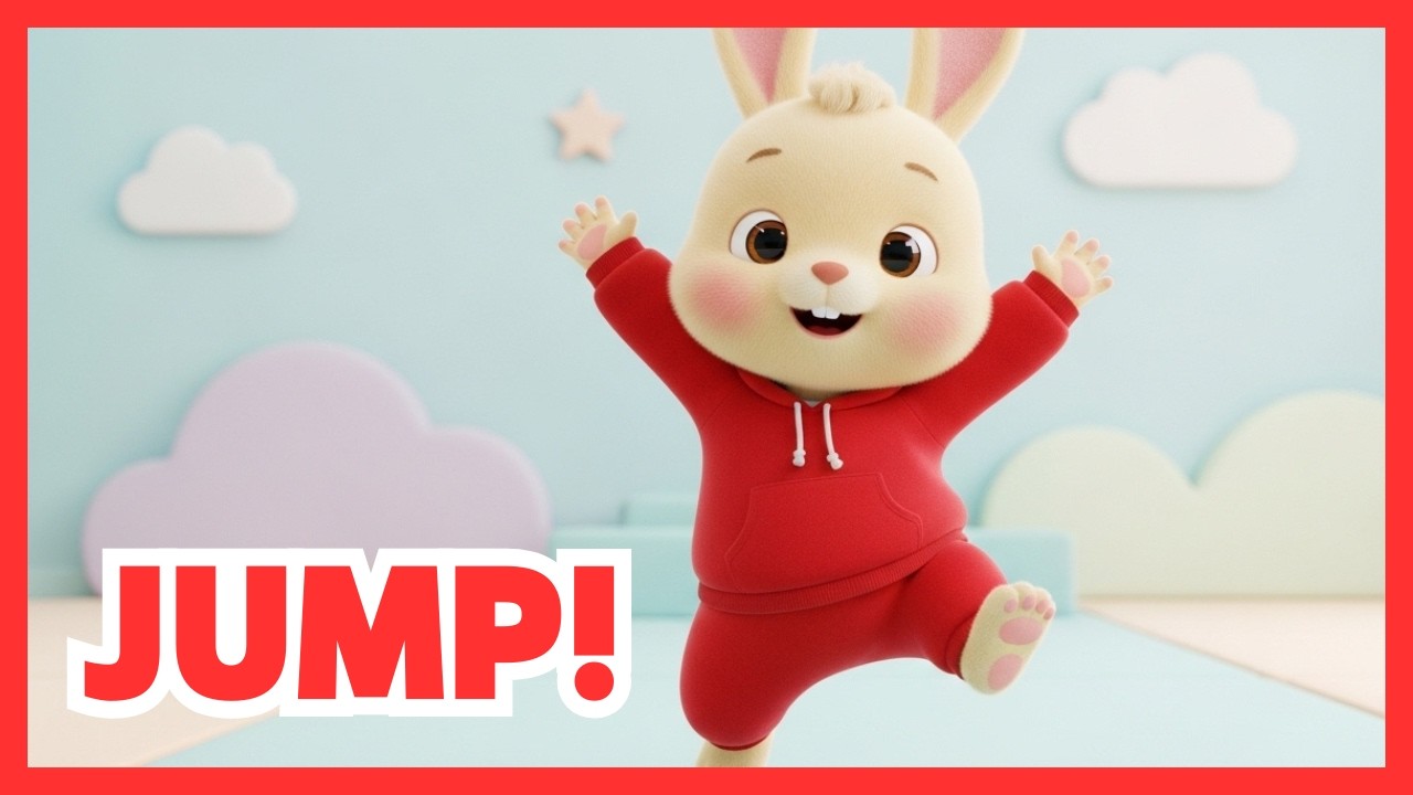 Jump Action Song for Kids | Move & Play with Baby Bunny