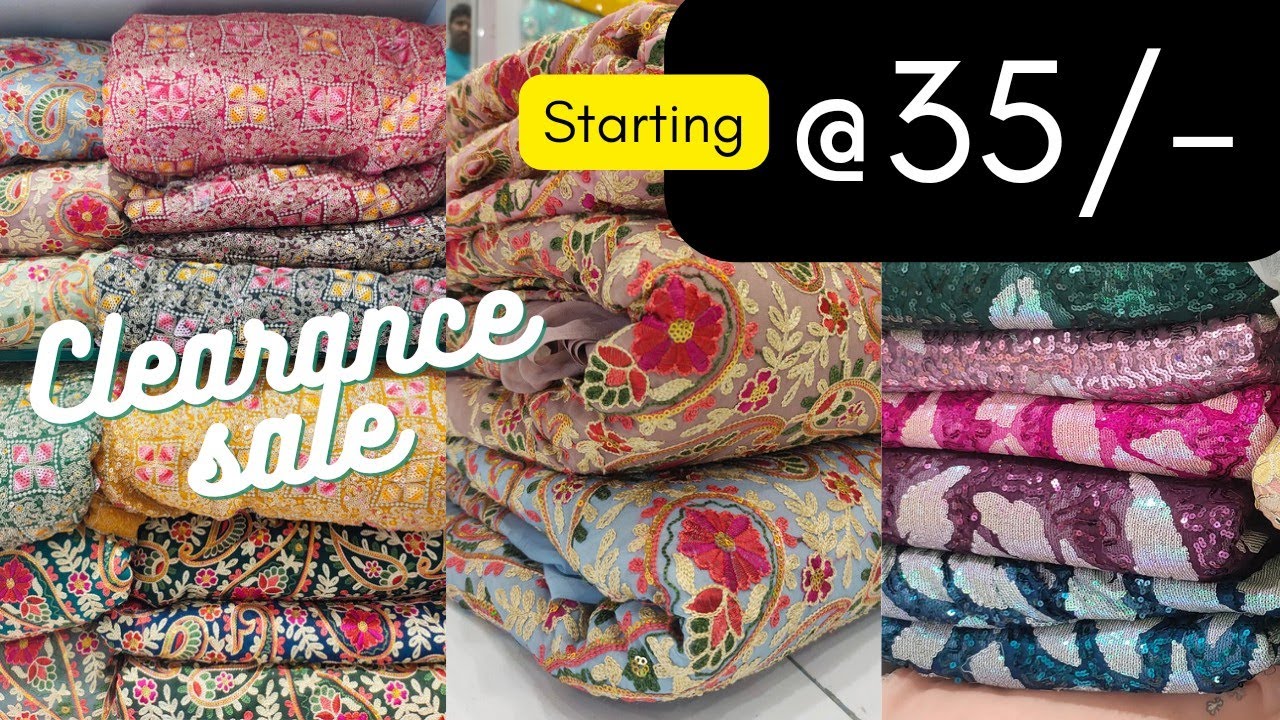 Clearance sale | Wholesale Fabrics shop | Marwa Fabrics | Wholesale clothing|Hyderabad|Special offer