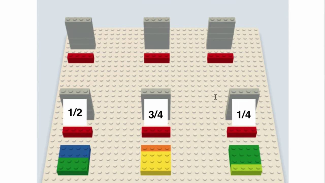 Lego Fraction Building Game