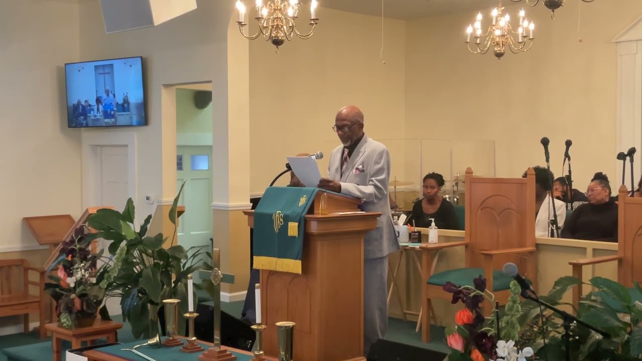 Chairman of Deacon Ministry John Davis…MLK Speech