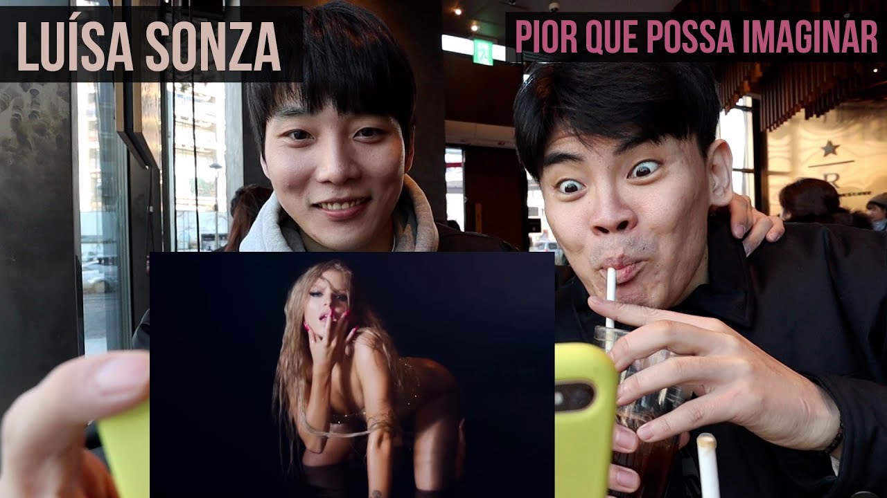COREANOS REAGINDO LUISA SONSA - PIOR QUE POSSA IMAGINAR [REACT]