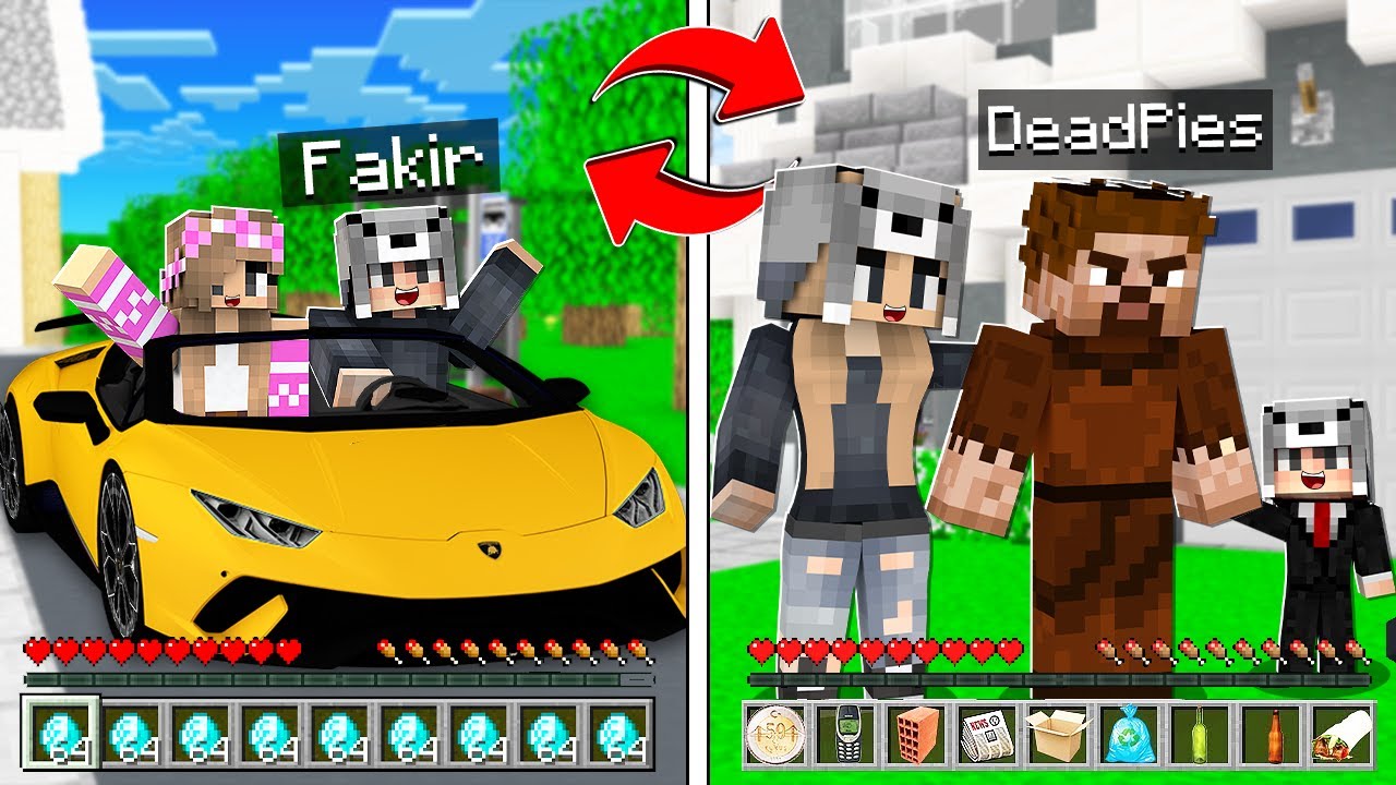 FAKİR İLE HAYATLARIMIZ DEĞİŞTİ 😱 - Minecraft