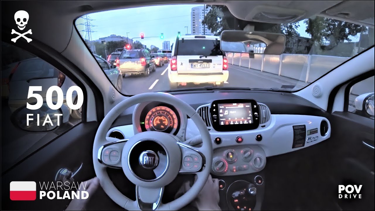 ⌞POV⌝  FIAT 500 NIGHT POV TEST DRIVE /// POVDRIVE
