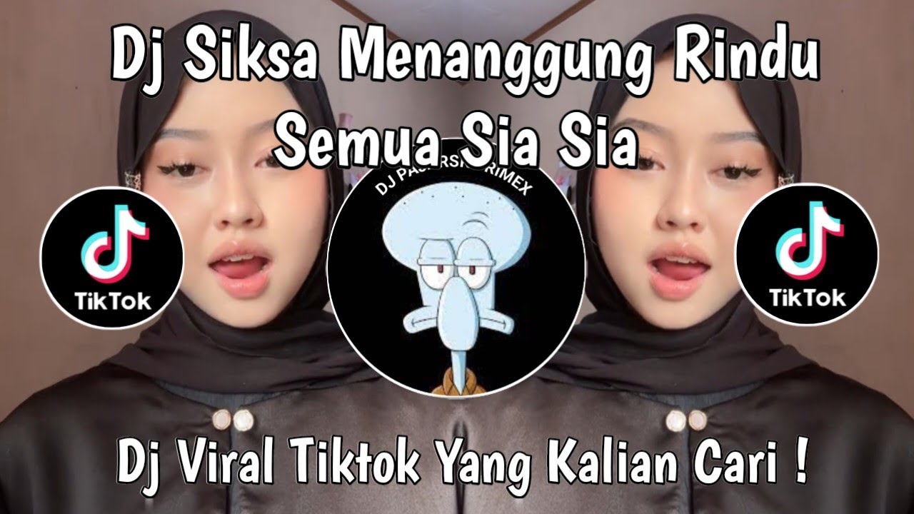 DJ SIKSA MENANGGUNG RINDU | DJ AISHITERU 2 STYLE KONDANG VIRAL TIKTOK TERBARU 2025 !