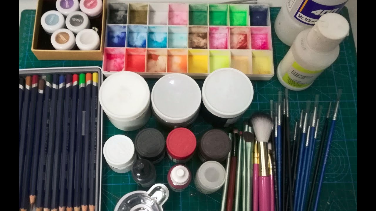 【BJD】给娃娃改妆用的工具bjd化妆工具全是干货没有废话满月语音解说
