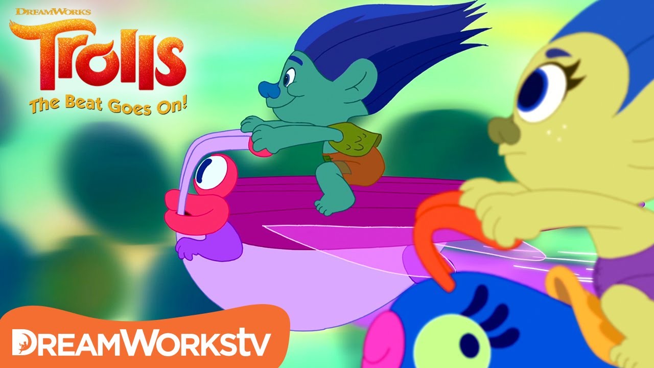Flying Trolls Race | TROLLS: THE BEAT GOES ON!