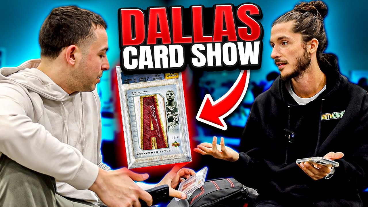 Selling ALL My Sports Cards Before the Dallas Card Show Even Started!