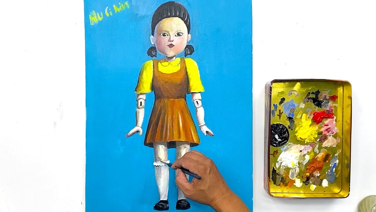 How To Draw Younghee (Squid Game) | Drawing Hands