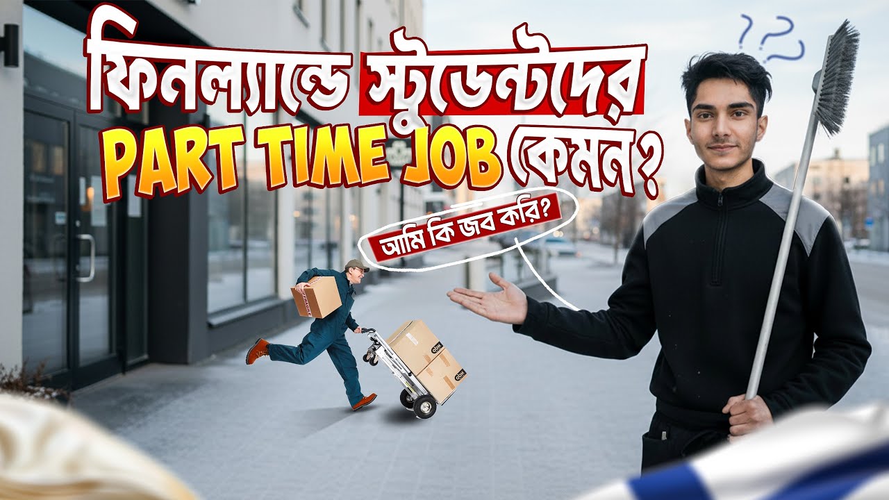 ফিনল্যান্ডে Student Part-Time Job আসলে কেমন? | Job Reality in Finland | Study in Finland 2026