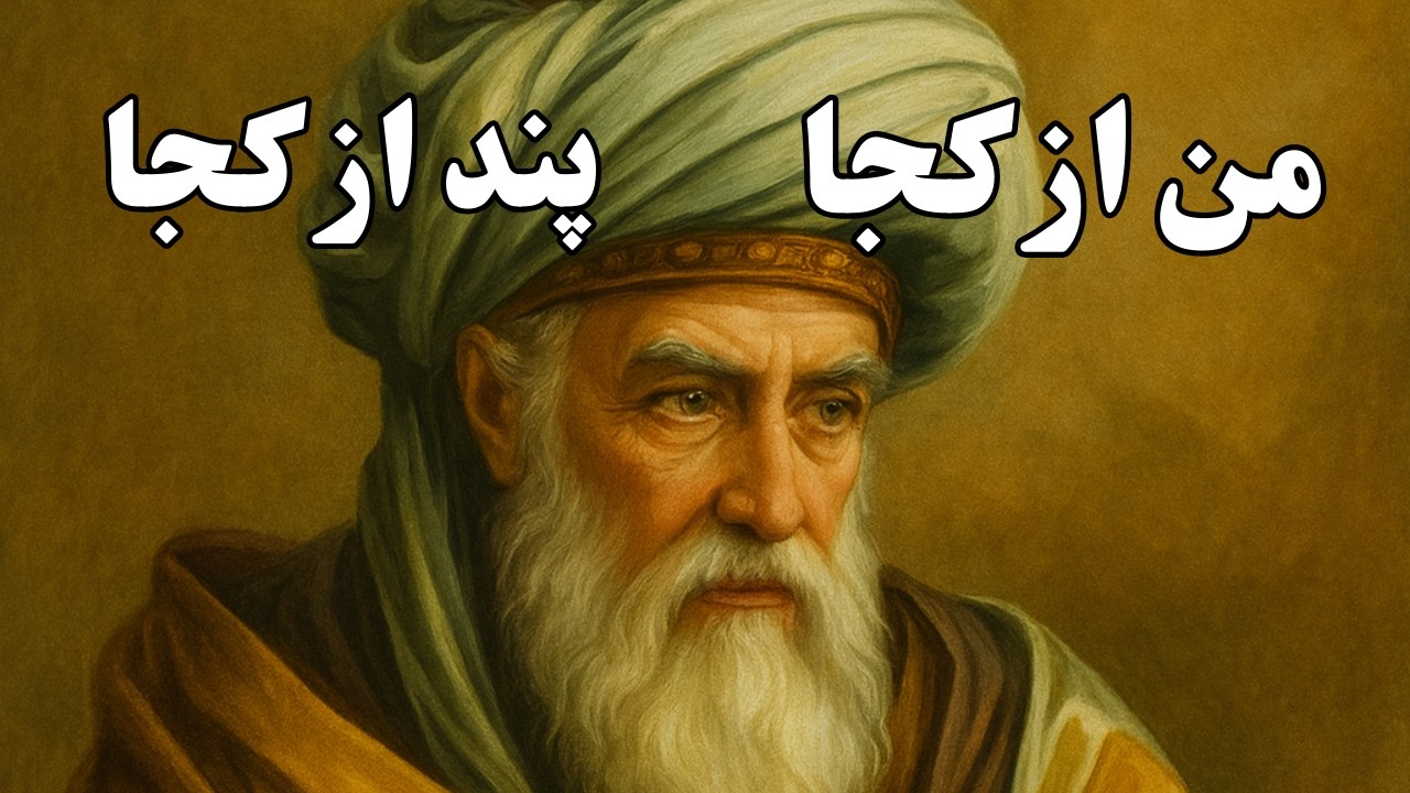 من از کجا پند از کجا، باده بگردان ساقیا