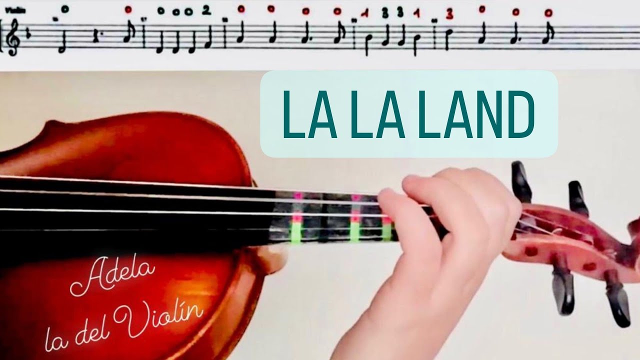 LA LA LAND VIOLIN. Partitura + audio.
