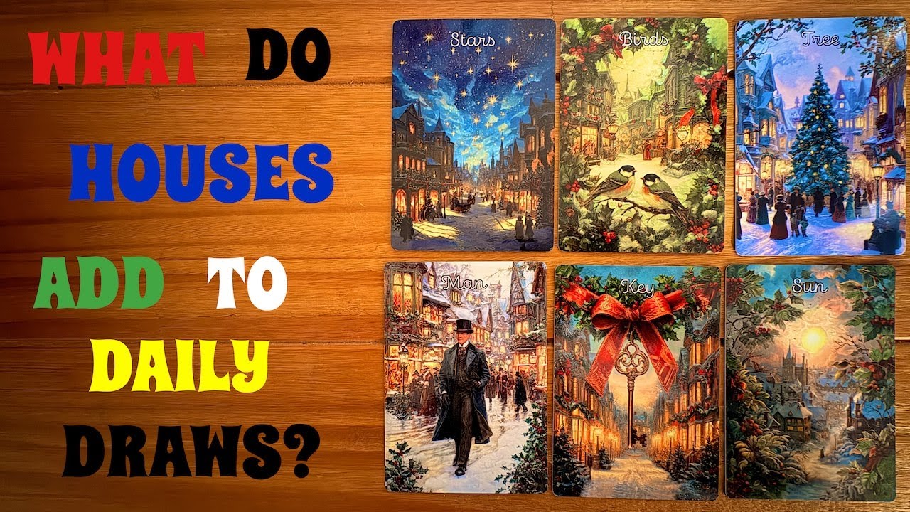 WHAT DO LENORMAND HOUSES ADD TO SMALL SPREADS? HOW TO ADD HOUSES TO A DAILY DRAW