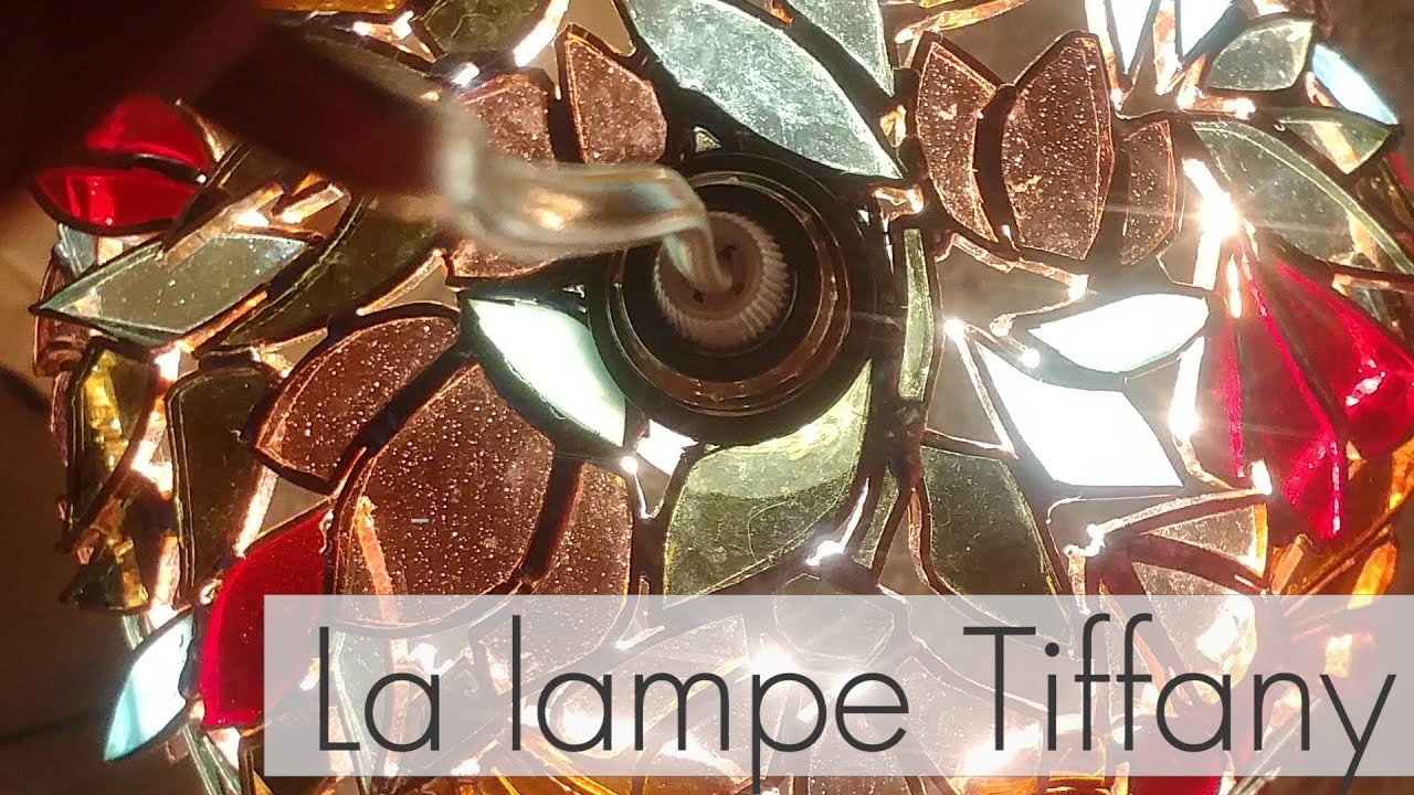 Création d'une lampe en vitrail Tiffany