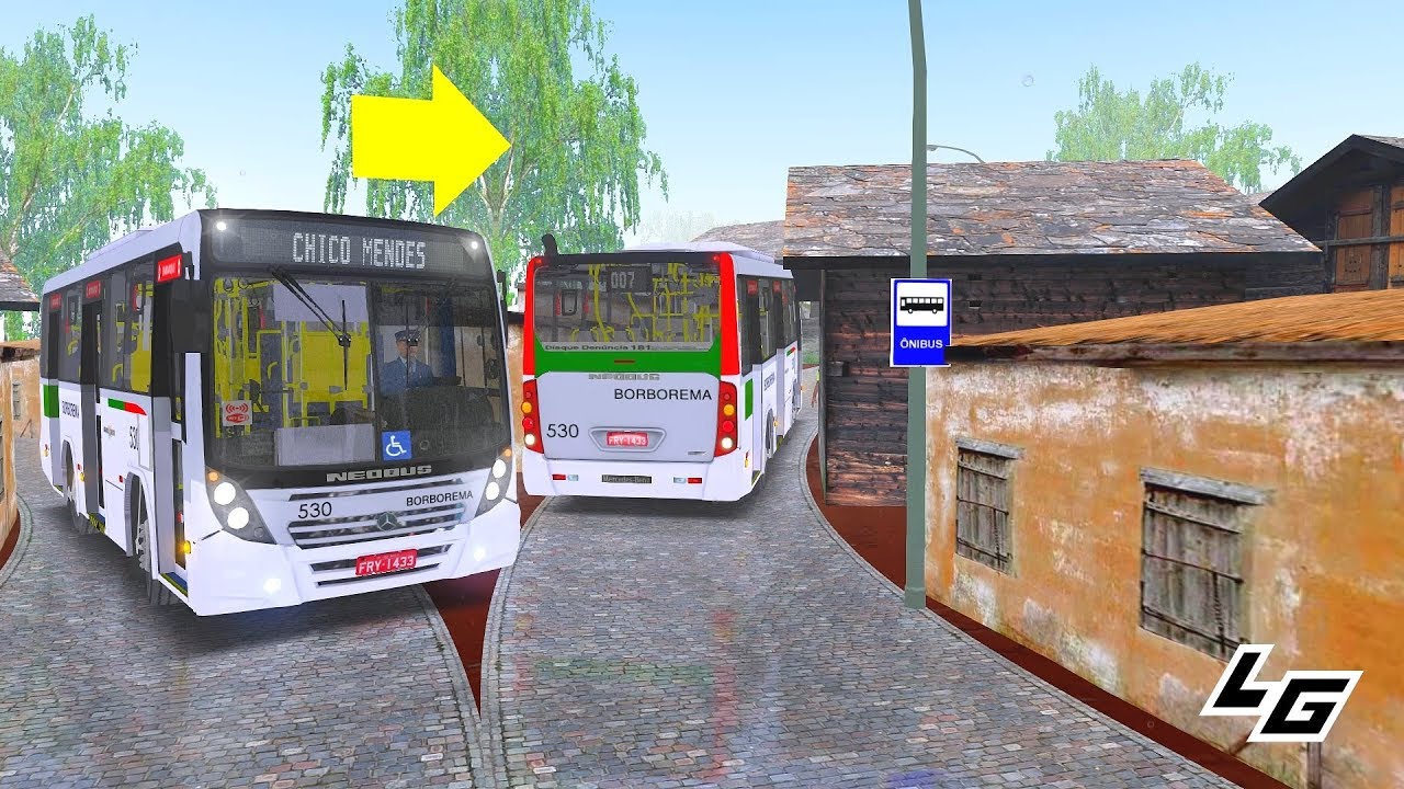 🔴[OMSI 2] ENTRANDO NA FAVELA | Neobus Mega 2006 MIDI OF-1519 BlueTec 5 +G27 - Mapa Floripa Fictício