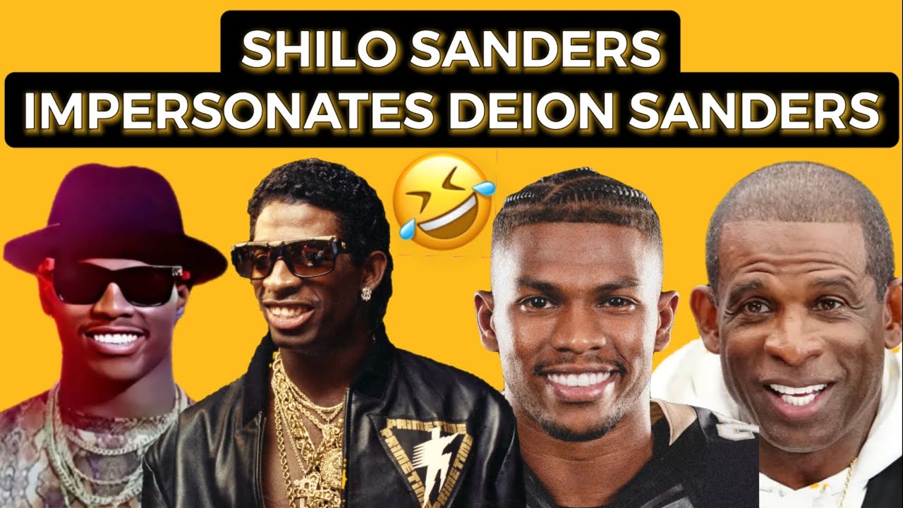 Shilo Sanders Impersonates DEION SANDERS Coach Prime #shilosanders #deionsanders #coachprime