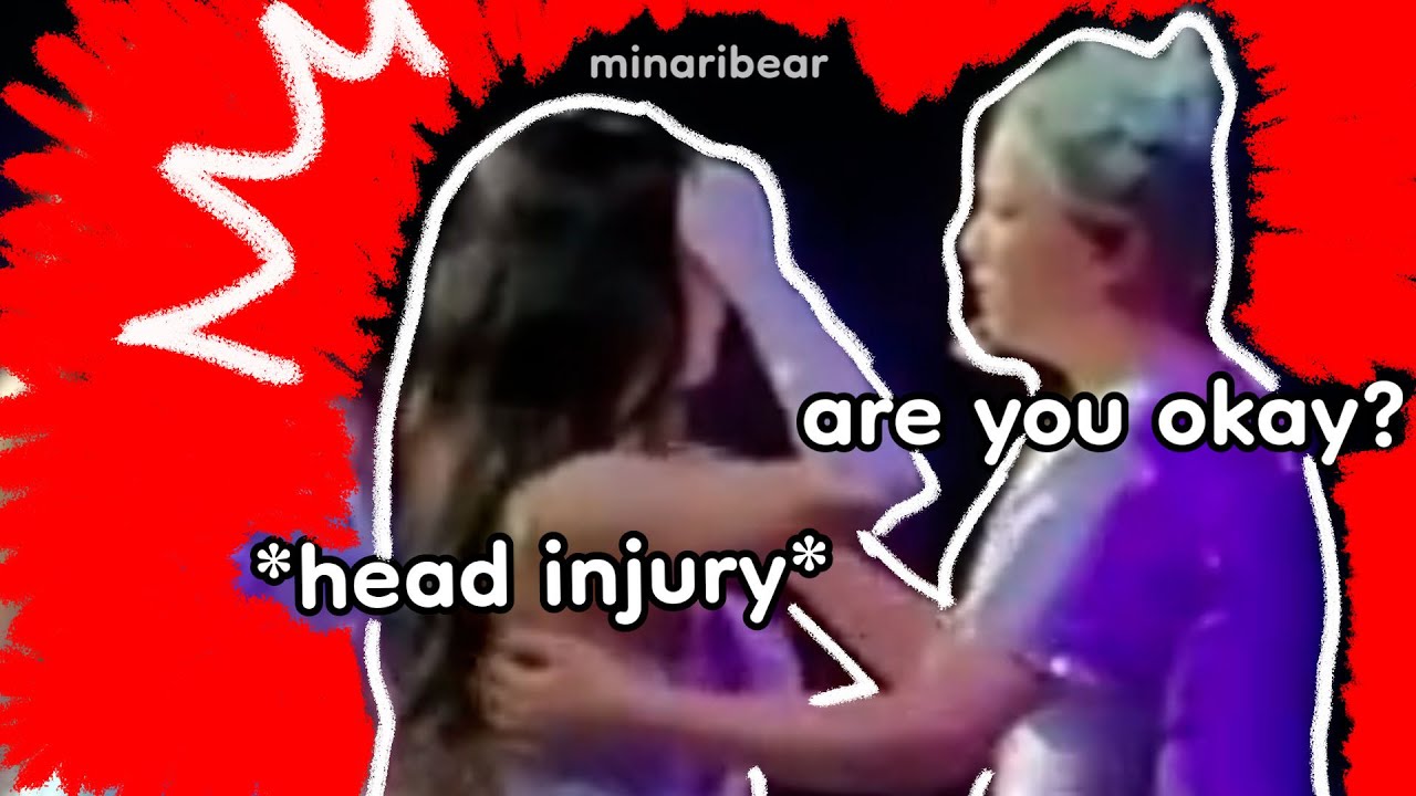 momo got into a painful accident before performing (how twice cared for her)