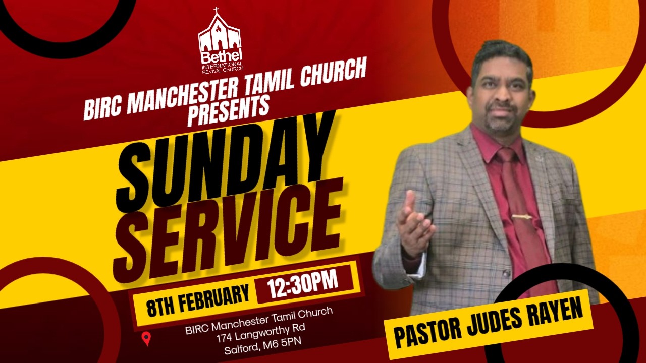 SUNDAY SERVICE | SERMON BY PASTOR JUDES | BIRC MANCHESTER | 08 FEB 2026