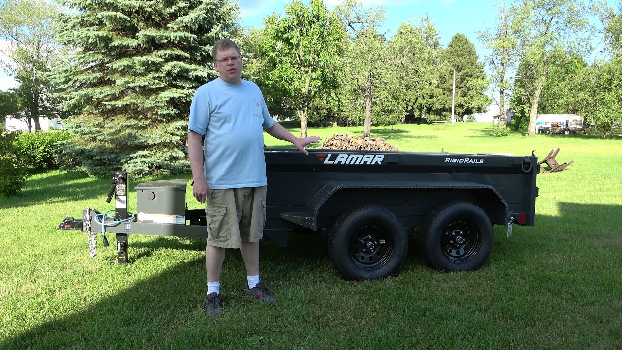 Обзор мини-прицепа-самосвала Lamar Tandem Axle — лучший прицеп для домовладельца!