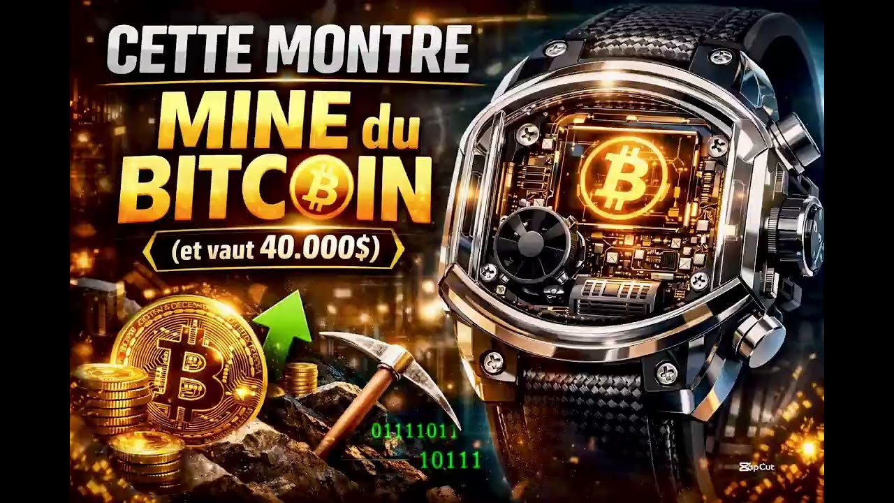 Cette Montre Mine du Bitcoin (et vaut 40.000$)
